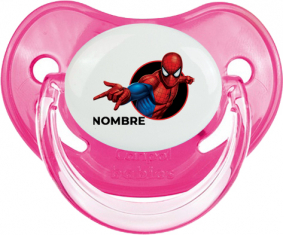 Spiderman diseño-6 con nombre: Chupete fisiológica