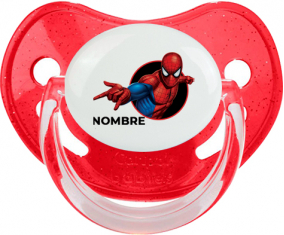 Spiderman diseño-6 con nombre: Chupete fisiológica