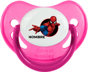 Spiderman diseño-6 con nombre: Chupete fisiológica