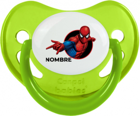 Spiderman diseño-6 con nombre: Chupete fisiológica