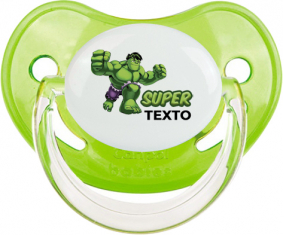 Super Hulk con nombre: Chupete fisiológica