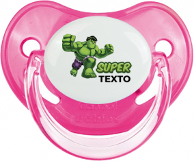 Super Hulk con nombre: Chupete fisiológica