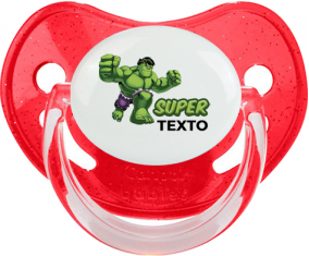 Super Hulk con nombre: Chupete fisiológica