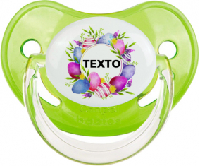 Diseño-1 Huevo de Pascua con Texto: Chupete Fisiológica