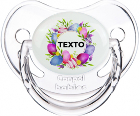 Diseño-1 Huevo de Pascua con Texto: Chupete Fisiológica