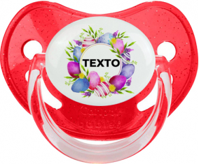 Diseño-1 Huevo de Pascua con Texto: Chupete Fisiológica
