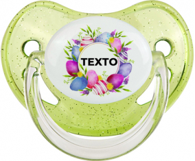 Diseño-1 Huevo de Pascua con Texto: Chupete Fisiológica