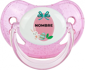 Diseño-4 Huevo de Pascua con Nombre: Chupete Fisiológica