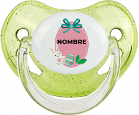 Diseño-4 Huevo de Pascua con Nombre: Chupete Fisiológica