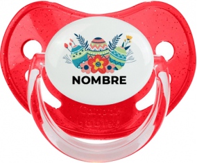 diseño-5 Huevo de Pascua con Nombre: Chupete Fisiológica