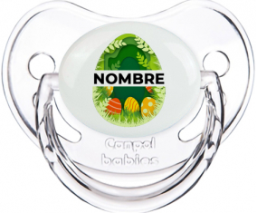 Diseño-7 Huevo de Pascua con nombre: Chupete Fisiológica