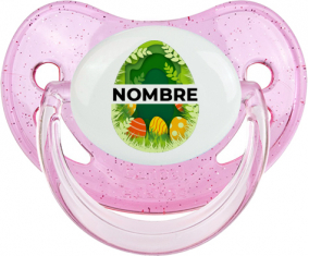 Diseño-7 Huevo de Pascua con nombre: Chupete Fisiológica