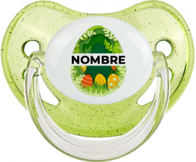 Diseño-7 Huevo de Pascua con nombre: Chupete Fisiológica