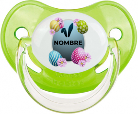 Diseño-8 Huevo de Pascua con nombre: Chupete Fisiológica
