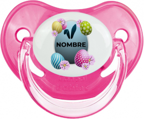 Diseño-8 Huevo de Pascua con nombre: Chupete Fisiológica