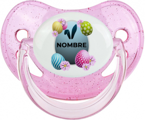 Diseño-8 Huevo de Pascua con nombre: Chupete Fisiológica