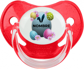 Diseño-8 Huevo de Pascua con nombre: Chupete Fisiológica