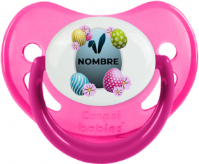 Diseño-8 Huevo de Pascua con nombre: Chupete Fisiológica