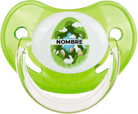 Diseño-11 Huevo de Pascua con nombre: Chupete Fisiológica