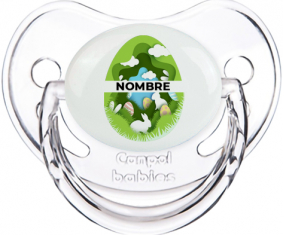 Diseño-11 Huevo de Pascua con nombre: Chupete Fisiológica