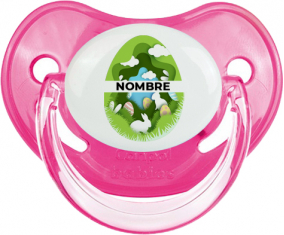 Diseño-11 Huevo de Pascua con nombre: Chupete Fisiológica
