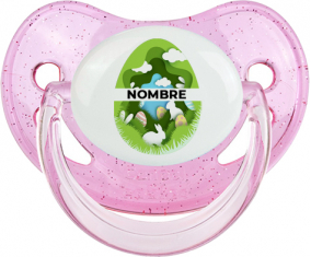 Diseño-11 Huevo de Pascua con nombre: Chupete Fisiológica