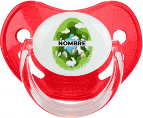 Diseño-11 Huevo de Pascua con nombre: Chupete Fisiológica