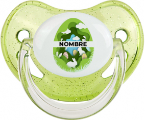 Diseño-11 Huevo de Pascua con nombre: Chupete Fisiológica