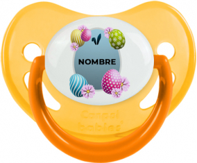 Diseño-12 Huevo de Pascua con Nombre: Chupete Fisiológica