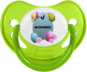 Diseño-12 Huevo de Pascua con Nombre: Chupete Fisiológica