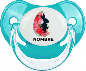 Diseño-15 Huevo de Pascua con nombre: Chupete Fisiológica personnalisée