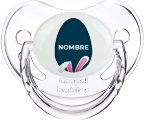 Diseño-17 Huevo de Pascua con nombre: Chupete Fisiológica