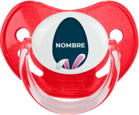 Diseño-17 Huevo de Pascua con nombre: Chupete Fisiológica