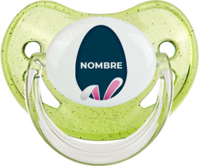 Diseño-17 Huevo de Pascua con nombre: Chupete Fisiológica