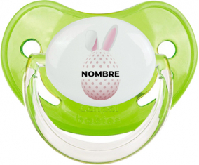 Diseño-18 Huevo de Pascua con Nombre: Chupete Fisiológica