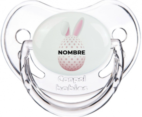 Diseño-18 Huevo de Pascua con Nombre: Chupete Fisiológica