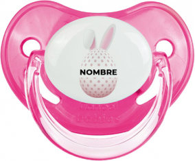 Diseño-18 Huevo de Pascua con Nombre: Chupete Fisiológica
