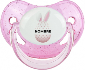 Diseño-18 Huevo de Pascua con Nombre: Chupete Fisiológica