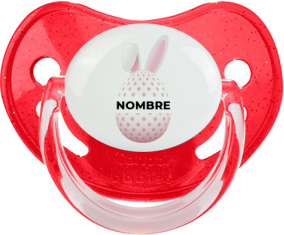 Diseño-18 Huevo de Pascua con Nombre: Chupete Fisiológica