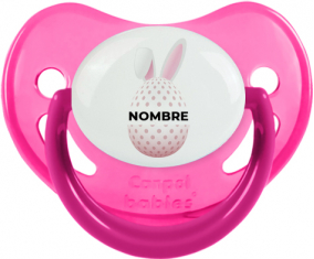 Diseño-18 Huevo de Pascua con Nombre: Chupete Fisiológica