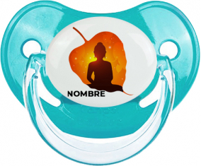 Diseño de meditación de meditación zen-1 con nombre: Chupete fisiológica personnalisée