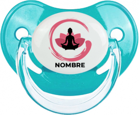 Diseño de meditación zen meditación-3 con nombre: Chupete fisiológica personnalisée