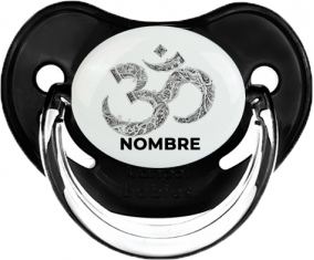 Om aum Sánscrito diseño-2 con nombre: Chupete Fisiológica