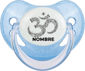 Om aum Sánscrito diseño-2 con nombre: Chupete Fisiológica