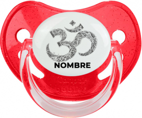Om aum Sánscrito diseño-2 con nombre: Chupete Fisiológica