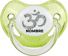 Om aum Sánscrito diseño-2 con nombre: Chupete Fisiológica