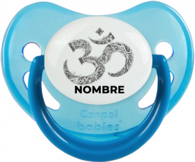 Om aum Sánscrito diseño-2 con nombre: Chupete Fisiológica