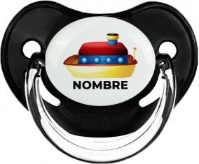 Juguetes de juguete Diseño de barco-1 con nombre: Chupete fisiológica