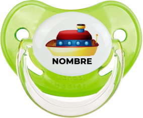 Juguetes de juguete Diseño de barco-1 con nombre: Chupete fisiológica
