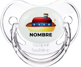 Juguetes de juguete Diseño de barco-1 con nombre: Chupete fisiológica